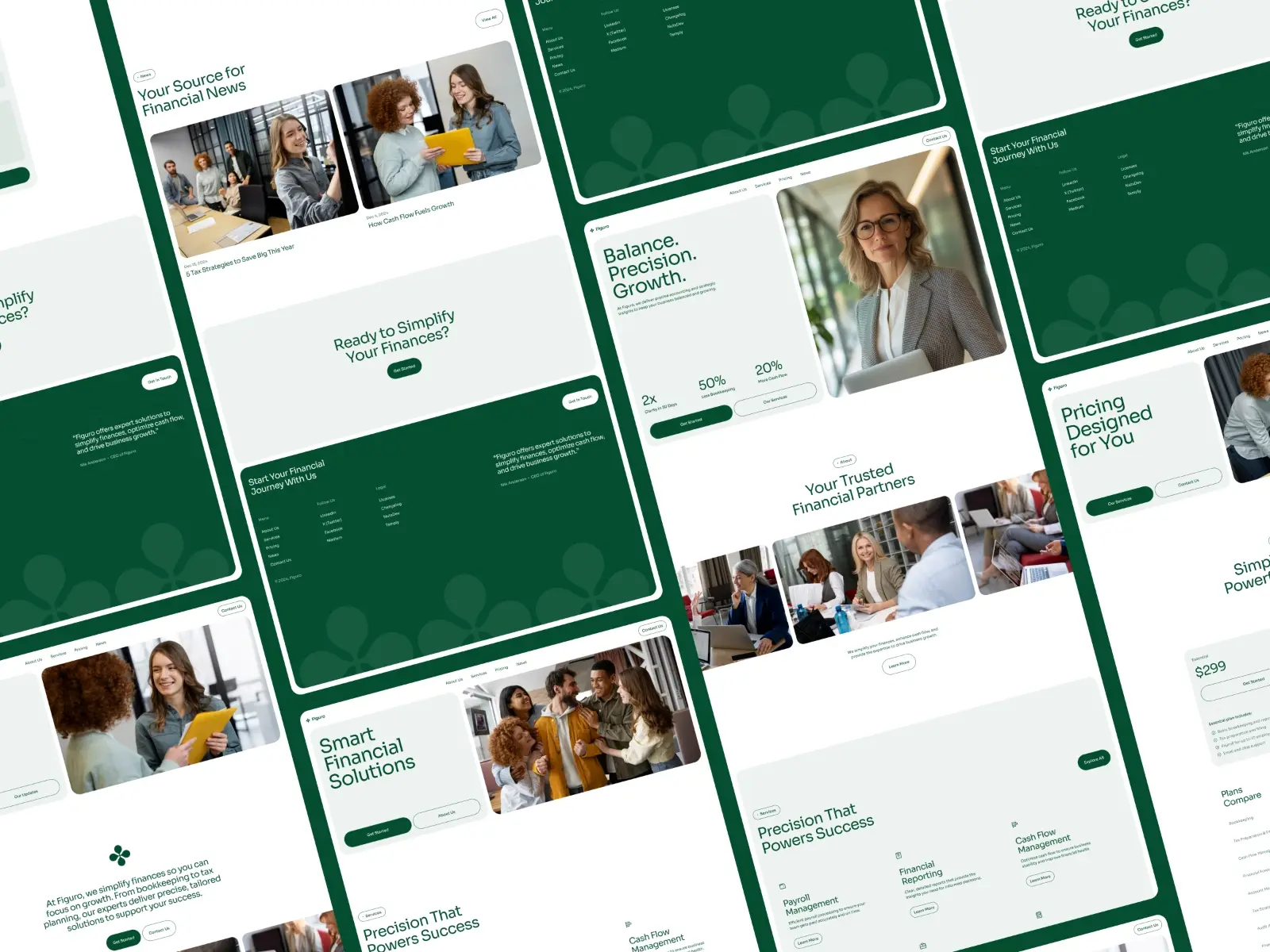 Visual & functional overhaul for modern accounting, serving small businesses nationwide