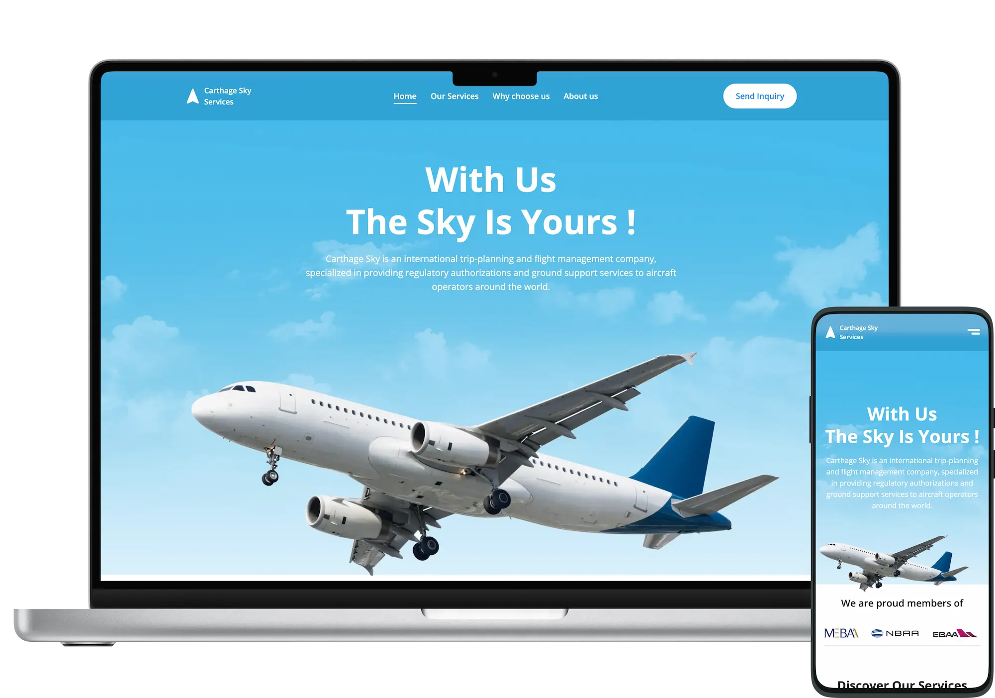 We transformed Carthage Sky's booking experience, making global trip planning effortless and intuitive