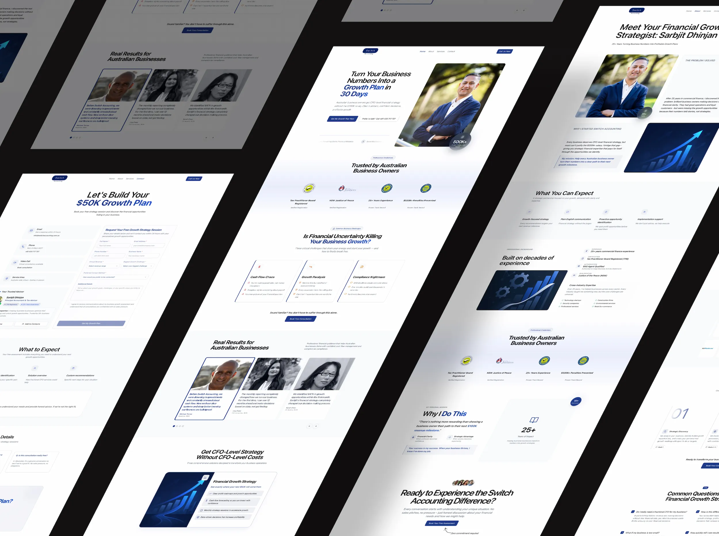 Our redesign for Switch Accounting attracted more high-value clients and boosted conversions