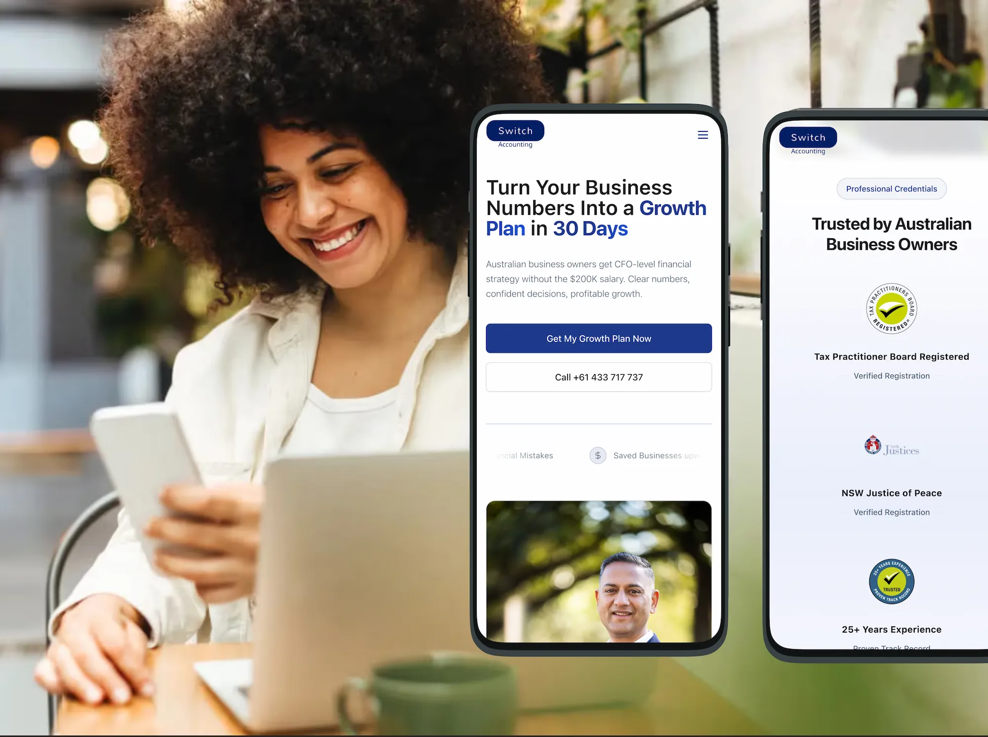 We built a trust-driven online presence for Switch Accounting that boosted leads by 3x